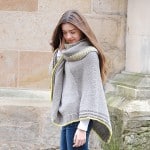 Poncho stricken XL - Nebelsonne ist fertig