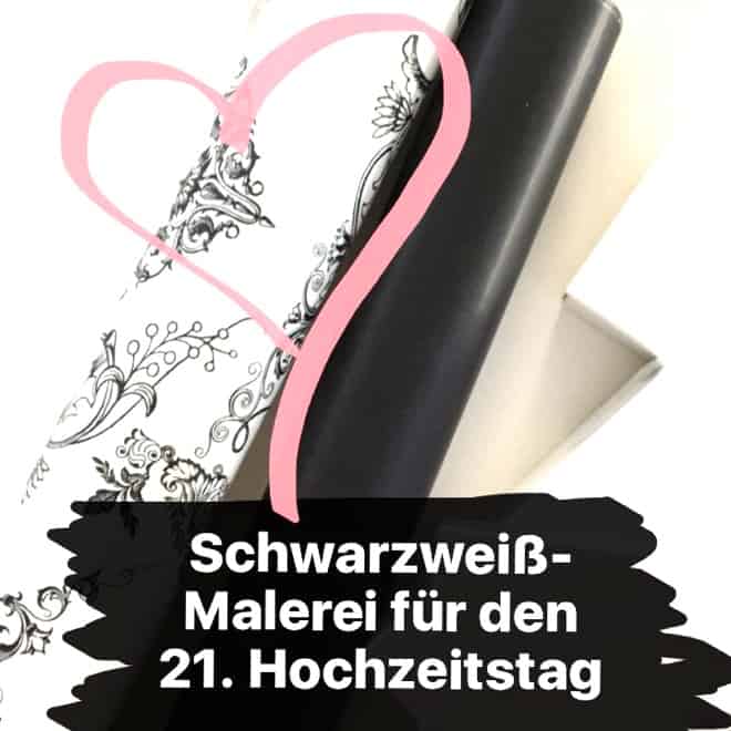 Das Hochzeitstag-Päckchen wurde in diesem Jahr in schweiß-weiß verpackt