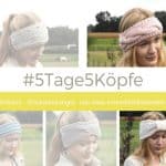 Stirnband stricken #5Tage5Köpfe - der Zopf