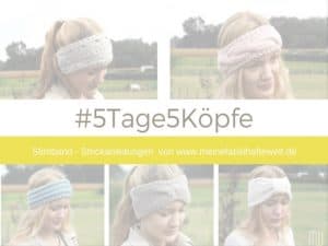 Stirnband stricken #5Tage 5Köpfe Tag 1: der Turban