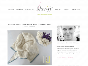 Zu Gast bei Tastesheriff – Blog des Monats