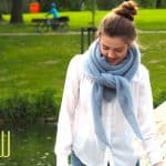 Dreieckstuch stricken - so leicht und weich wie eine Wolke, das Tuch Sky