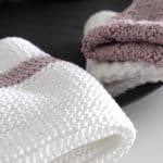 Auf eine Kaffeelänge... Gäste - Handtuch stricken