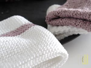 Auf eine Kaffeelänge… Gäste – Handtuch stricken