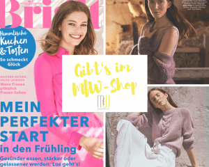 Auf eine Kaffeelänge:  schöne Langyarns – Modelle in der aktuellen Brigitte