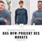 Projekt des Monats - der Basic Raglan Herren Pullover!