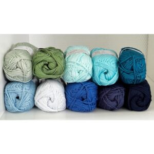 10er Set Phil Coton 3 LAGERRÄUMUNG! blau